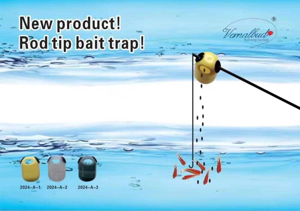 Rod tip bait trap